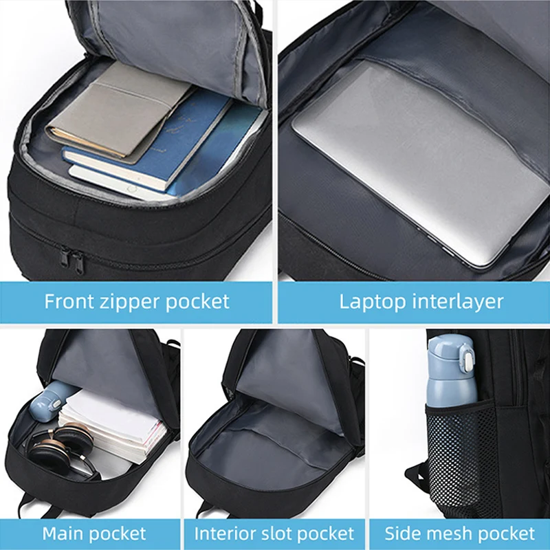 Mochila de escalada, bolsa deportiva de viaje ligera, senderismo al aire libre, Camping, ciclismo, mochila grande para ordenador portátil, mochila escolar multifuncional - imagen 5