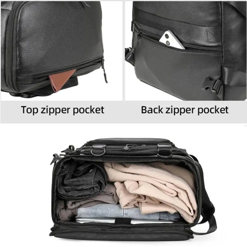 Bolso versátil de piel sintética, bolsos de hombro informales para deportes al aire libre para hombres y mujeres, mochila para senderismo, Fitness, bandolera, esquí - imagen 5