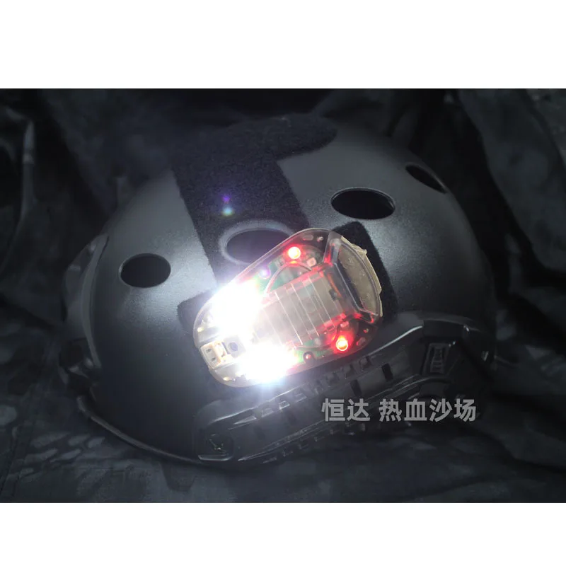 GEN3 casco táctico impermeable luz azul verde rojo IR estroboscópico Flash lámpara Airsoft supervivencia señal de seguridad luz LED - imagen 3