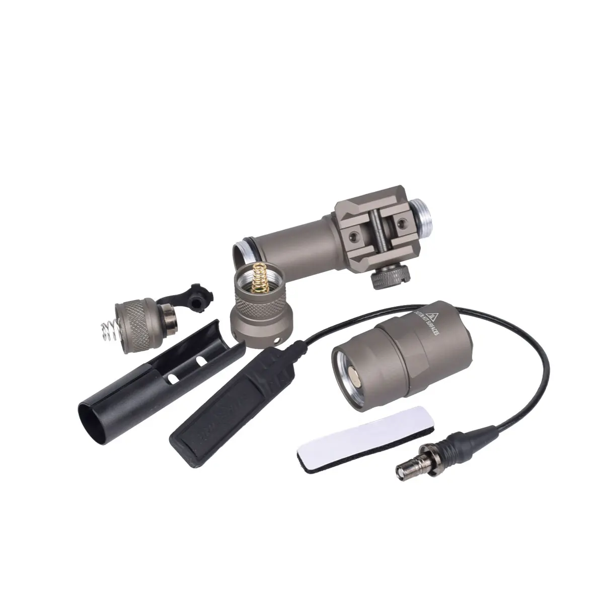 Linterna táctica Surefire M600 M600DF de 1400 lúmenes, interruptor de presión de doble función, potente luz de explorador de caza, compatible con riel de 20mm - imagen 5