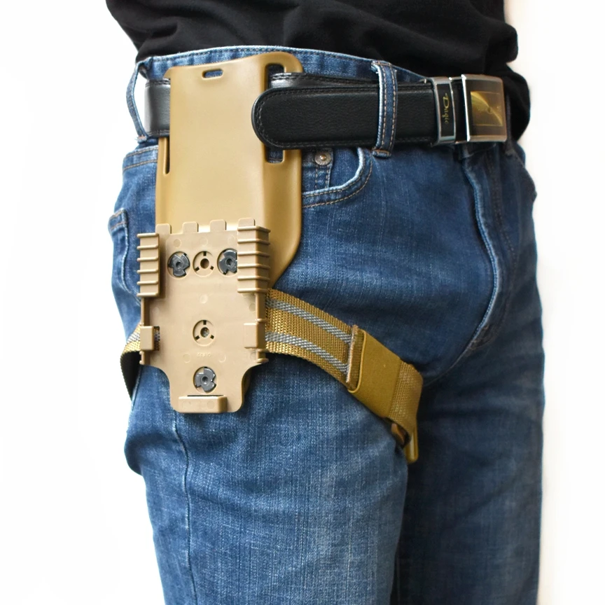 Accesorios para pistolera de pierna, cinturón táctico de lona de nailon, lazo elástico para cinturón ancho de 1,5 pulgadas, 10 unids/lote - imagen 5