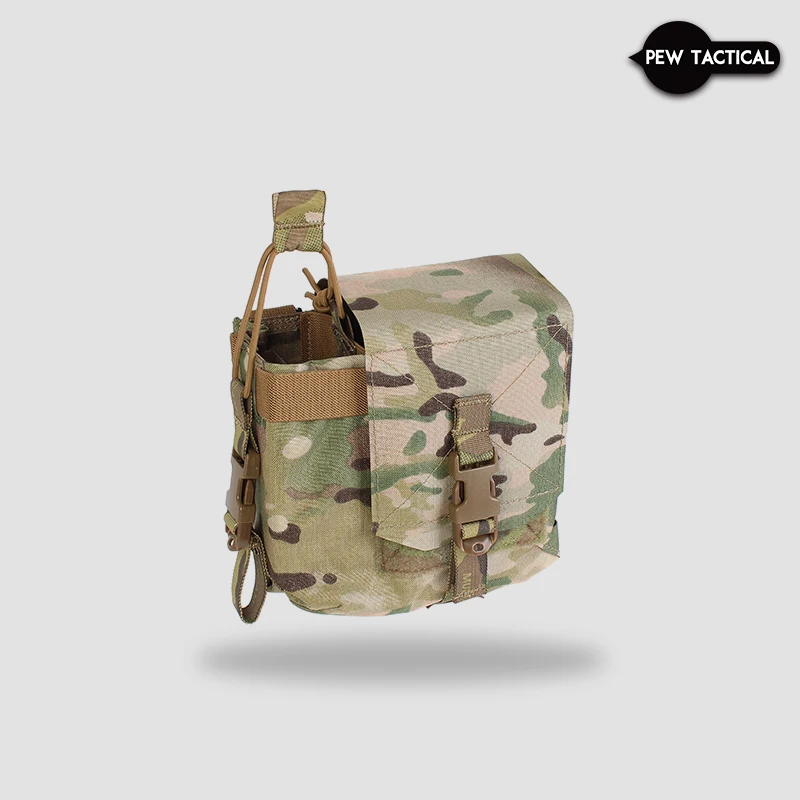 PEW TACTICAL SS STYLE Mutant bolsa Molle Radio bolsa Flashbang bolsa Airsoft táctica bolsa Camo caza - imagen 2