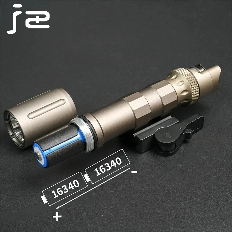 Linterna táctica PLH V2, luz de explorador de alta potencia de 1300 lúmenes con interruptor Modbutton y Base de montaje para equipo Airsoft - imagen 5