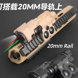 MAWL-C1 de nailon con riel de 20mm, Compatible con caja de batería colgante de conmutación rápida izquierda y derecha, accesorios de caza