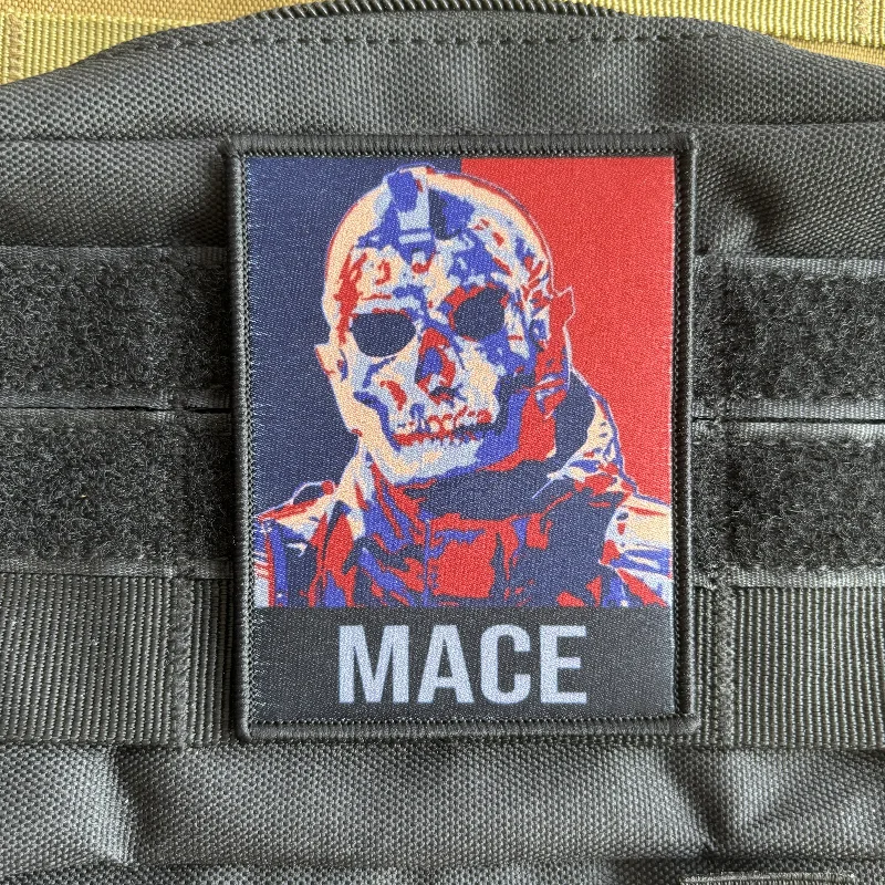 Insignia de moral de Mace de personaje de juego, parches tácticos de Call of Duty, parche militar con estampado de gancho y bucle, pegatinas de mochila, apliques - imagen 3