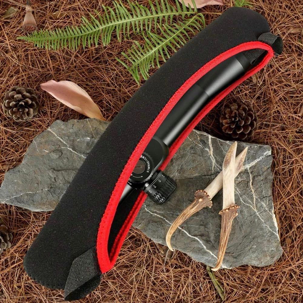 Funda grande para Rifle de caza, bolsa protectora de neopreno de 13 "x 3,5", fundas elásticas para alcance de pistola, soporte duradero, accesorios para pistola - imagen 4