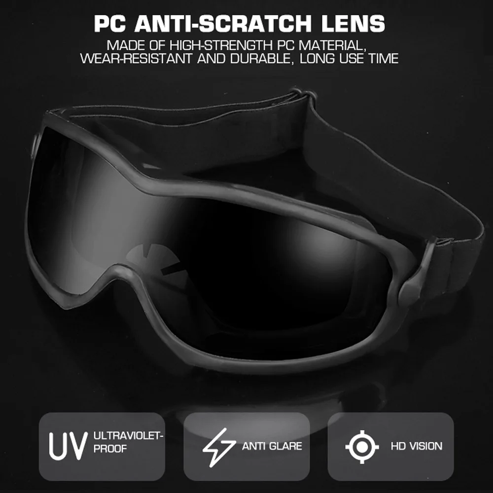 Gafas tácticas en forma de hormiga, gafas para motocicleta, senderismo, esquí, a prueba de viento, a prueba de polvo, tiro de Paintball, gafas para casco rápido - imagen 2