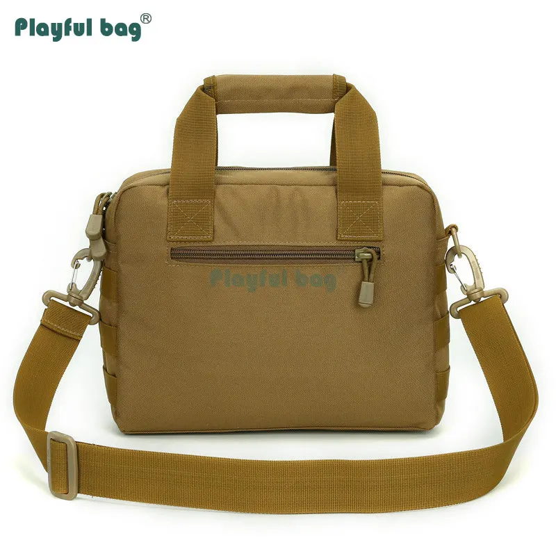 Bolso de mano táctico al aire libre para hombres, bolsa de tableta PC de 10 pulgadas, Camuflaje, maletín impermeable, bolsa de mensajero para documentos, AVA142 - imagen 2