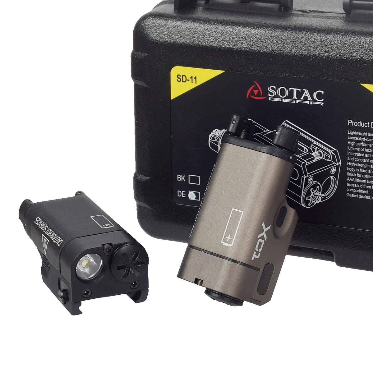 Armas tácticas Surefire XC1, luz LED mejorada, pistola de caza de Metal, linterna exploradora para Airsoft G17 18C 19, accesorios para pistola - imagen 4