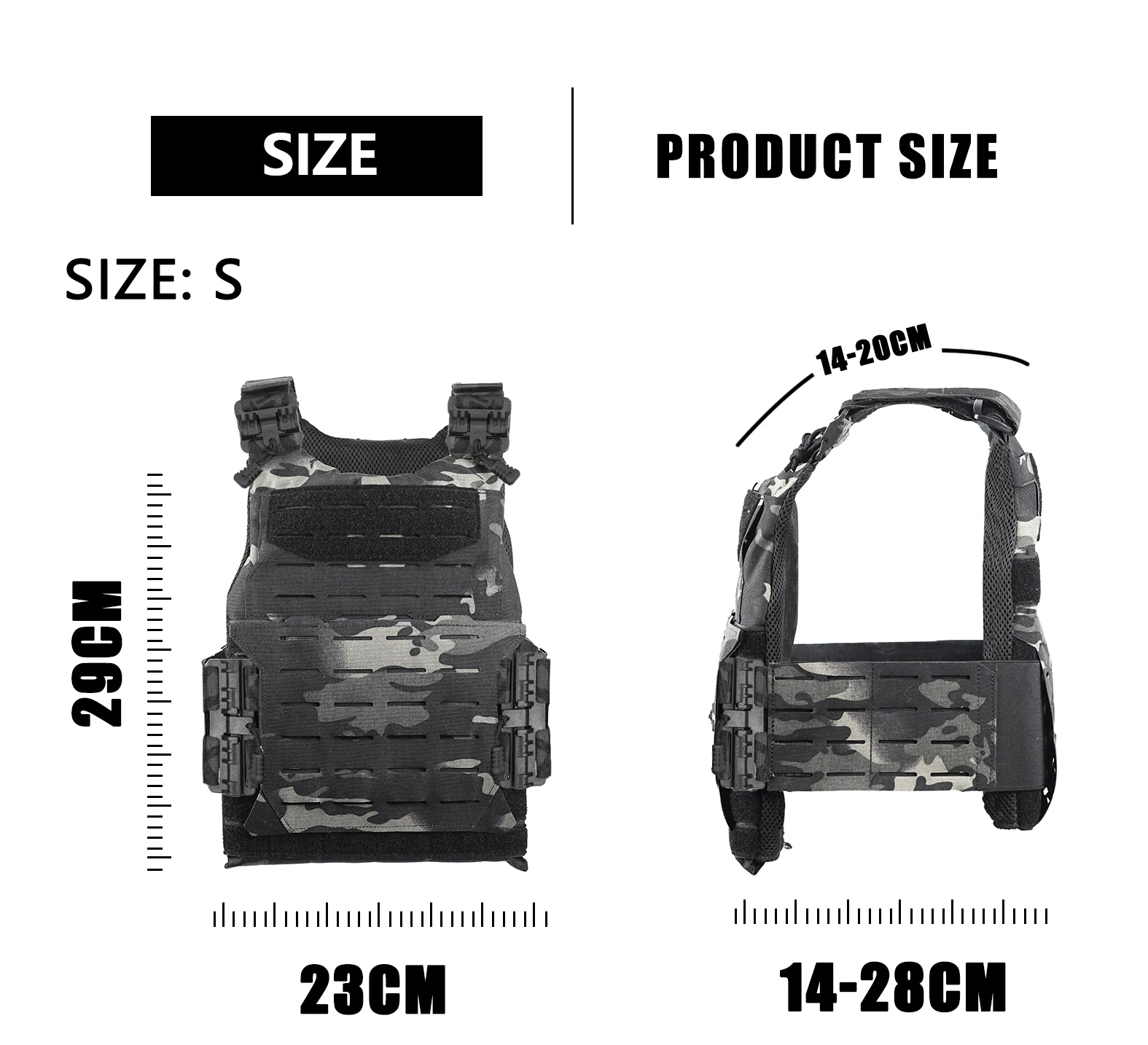 Chaleco Táctico DMGear - Detalle de ajuste