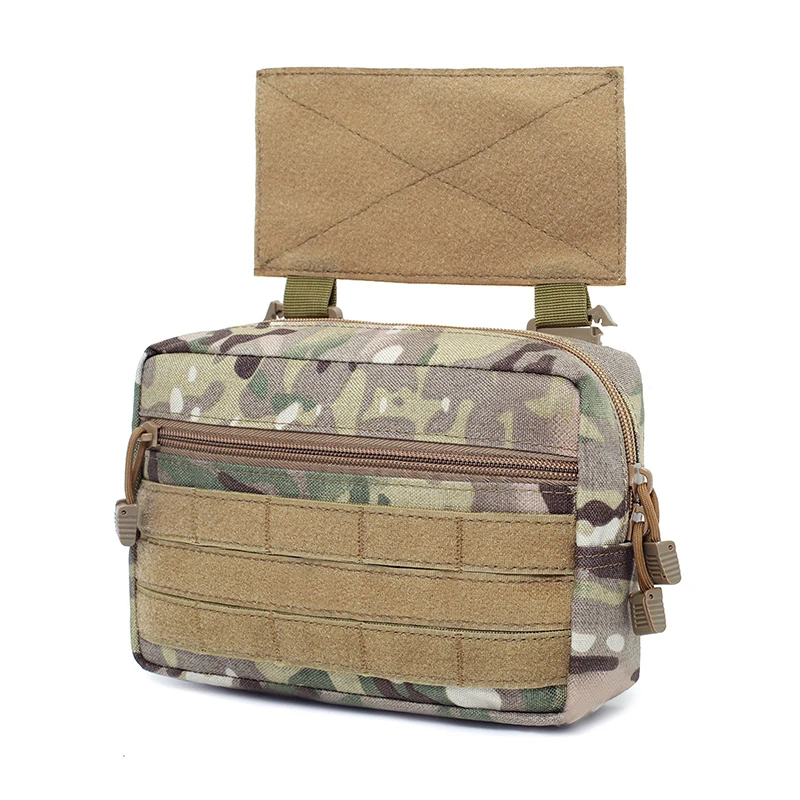 Bolsa Molle de utilidad táctica, bolsa compacta EDC para almacenamiento de engranajes, chaleco de caza, portador de placa, bolsa de almacenamiento, accesorio - imagen 4