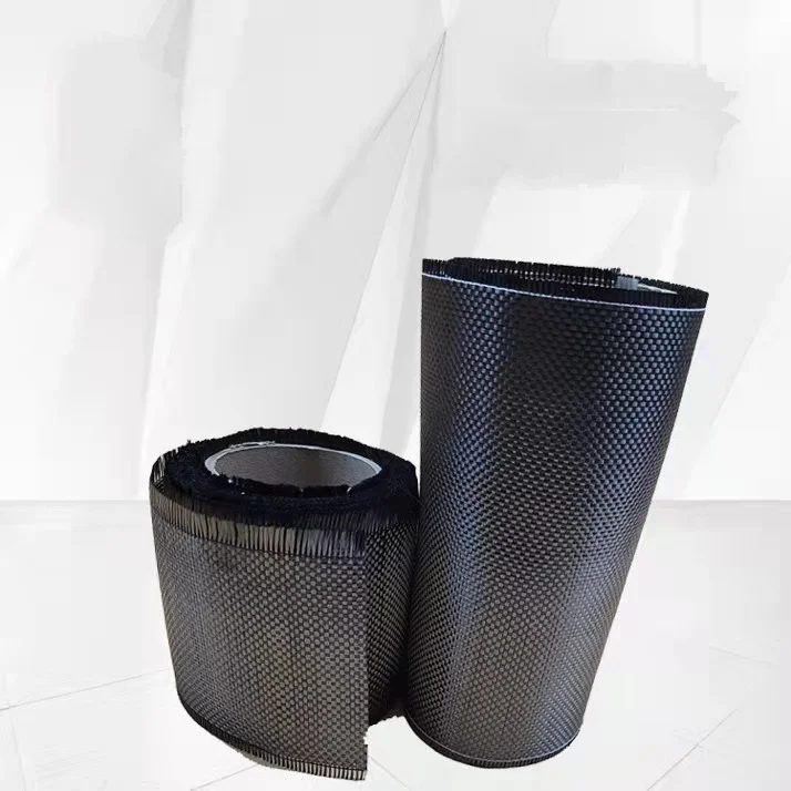 Tela de fibra de carbono de tejido plano 3K 200G tela de fibra de carbono de modificación de coche de tira estrecha 3K - imagen 2