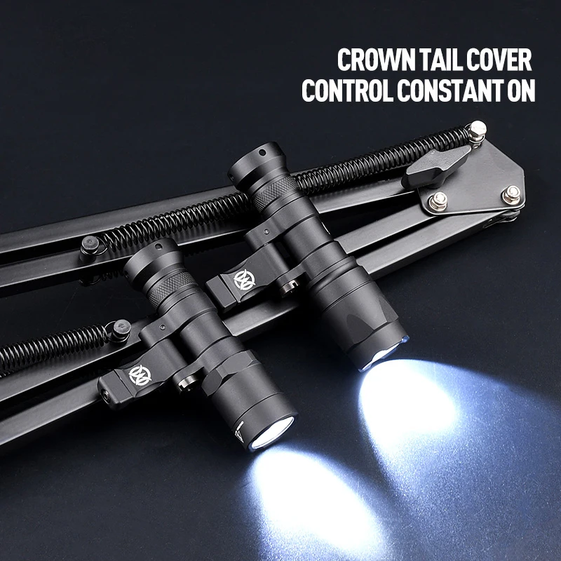 Linterna táctica Airsoft M340, M340W, M340C, M340A, M340B, luz estroboscópica para explorador, accesorio para caza, Mlok, Keymod, riel Picatinny - imagen 3