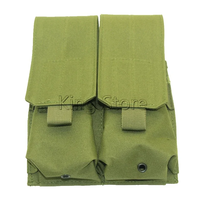 MOLLE doble Rifle revista Mag cartucho bolsa portador caza táctico revistero AR 15 M 4 16 Accesorios - imagen 3