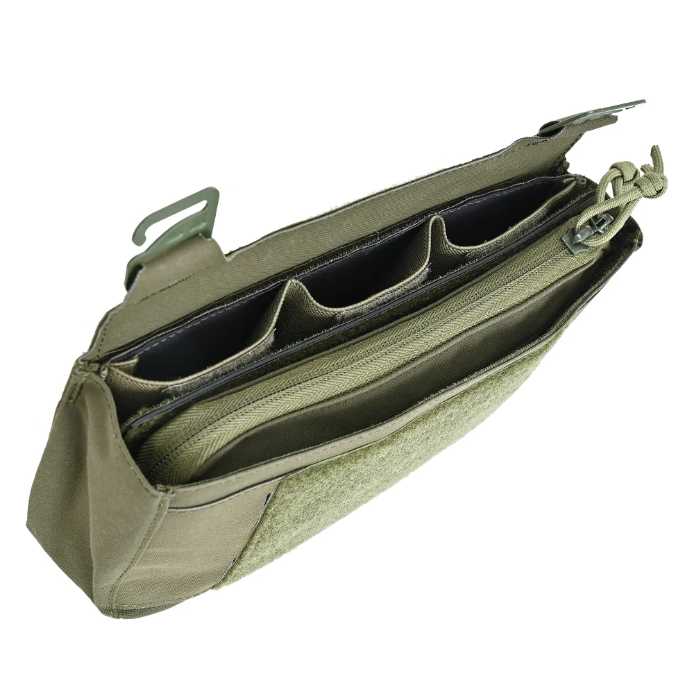 FCPC V5 DOPE solapa frontal doble pila riñonera Abdominal Triple revista insertar Kangroo bolsa FCSK portador de placa chaleco de caza - imagen 5