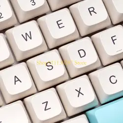 J1HC 135 teclas/juego XDA perfil sal Keycap PBT tinte sublimación para teclas 6.25U para teclado mecánico DIY 60 96