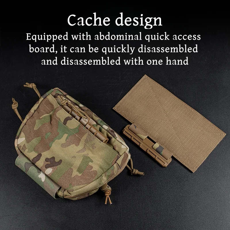 Bolsa colgante de chaleco, bolsa EDC multifuncional para exteriores, bolsa de accesorios de embalaje del sistema Molle - imagen 3