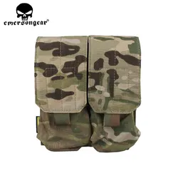 Emersongear-bolsa doble para revista, bolsa Molle Mag para M4 M16 AK47 Airsoft, Paintball, caza, chaleco táctico, accesorios EM9026