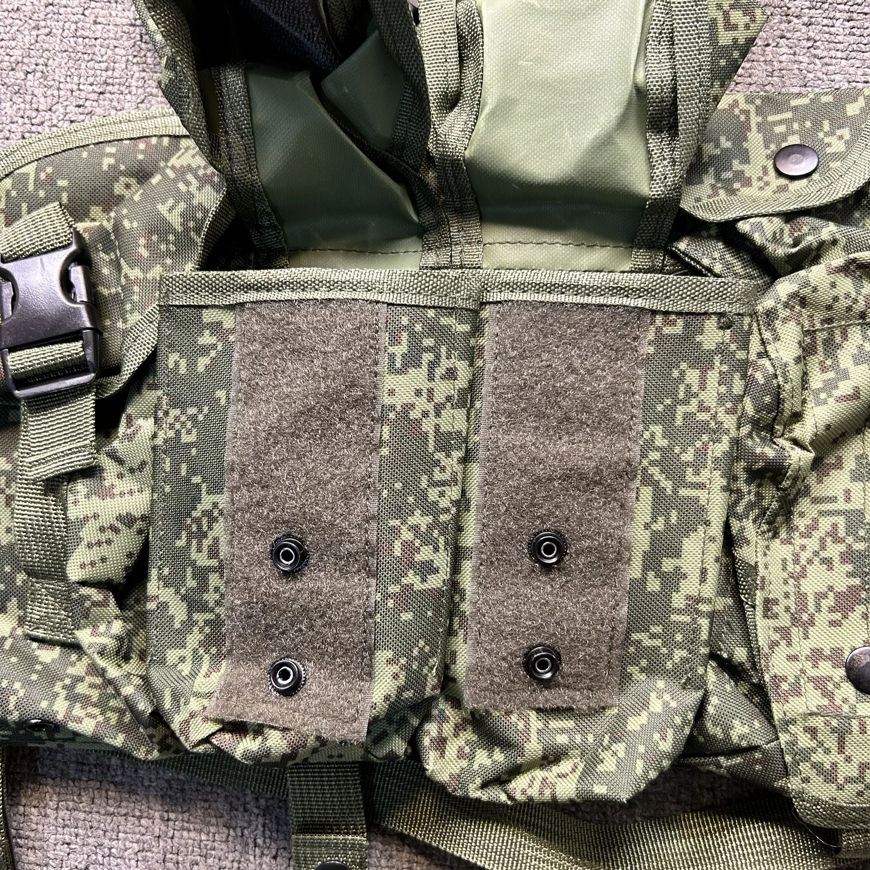 Plataforma de pecho táctica de camuflaje ruso EMR, chaleco de combate AK Mag Carrier con bolsas de utilidad de separación rápida - imagen 3