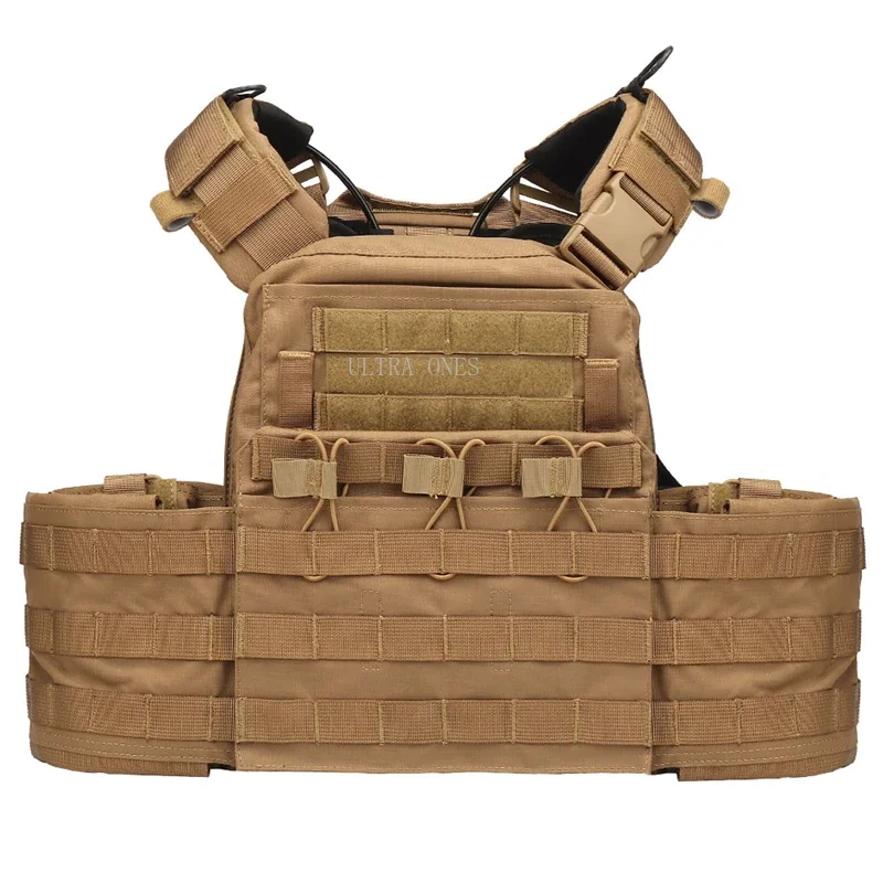 Chaleco táctico Molle ajustable para tiro de Airsoft, chaleco de Paintball, caza al aire libre, CS Wargame, deportes, duradero - imagen 3