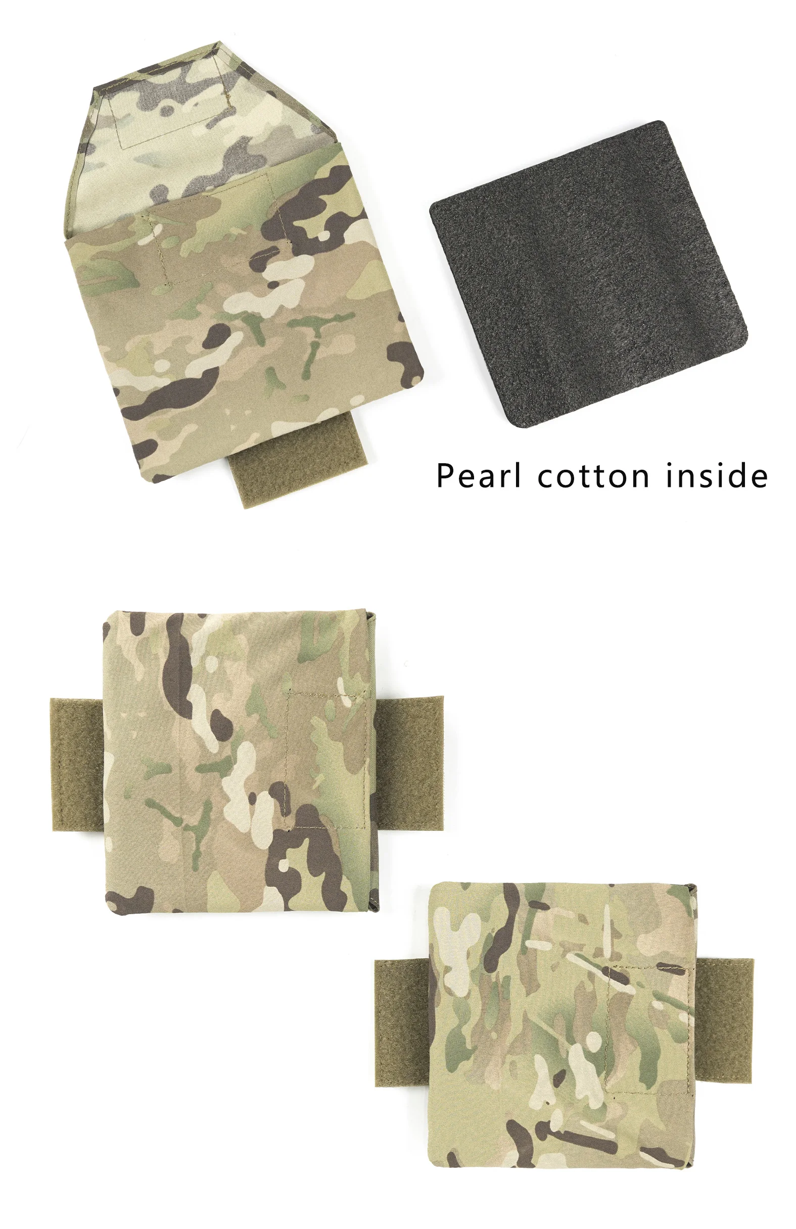 Bolsillos de placa lateral para fajín, accesorios de equipo táctico de caza, Airsoft 6x6, WarGame, Camping al aire libre - imagen 3