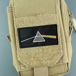 Parche bordado reflectante táctico velcro – Insignia moral para mochila