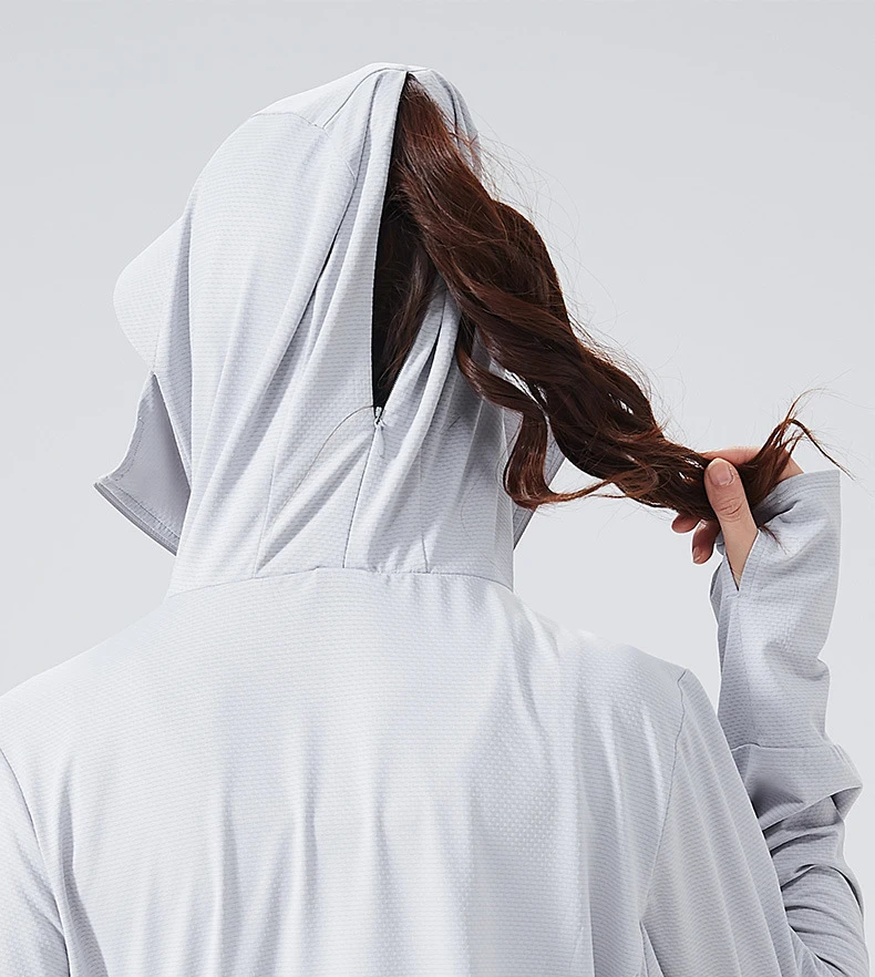 Chaqueta de senderismo Unisex para hombres y mujeres, abrigo impermeable de secado rápido, cortavientos para acampar, Trekking, pesca, lluvia, al aire libre, ropa Anti UV - imagen 2