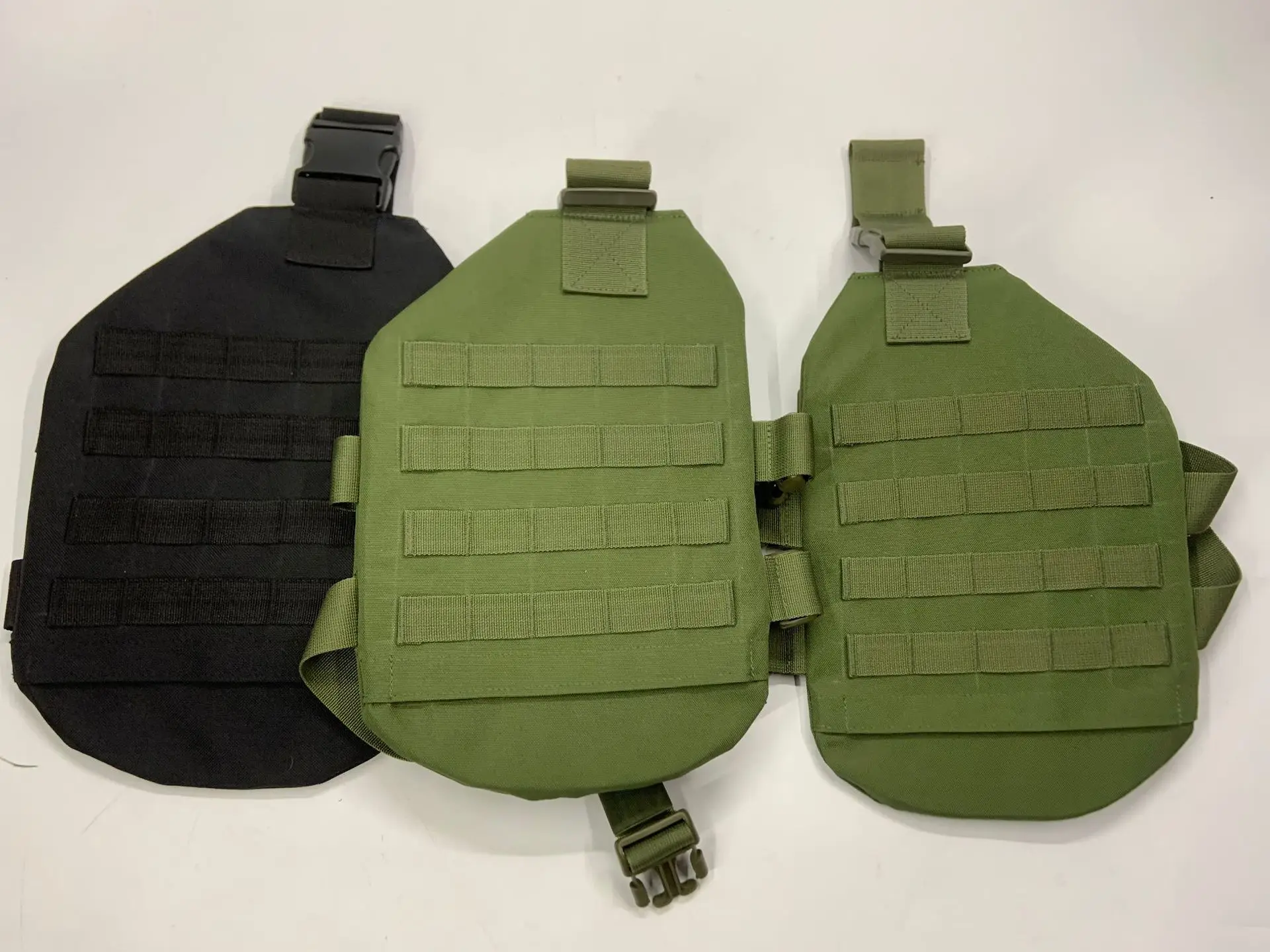 Cubierta de pierna táctica para exteriores con tablero enchufable EVA incorporado de 10mm protección de absorción de impacto bolsa colgante para piernas - imagen 4