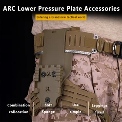 Funda MOLLE pierna Quick Draw - Para airsoft y caza