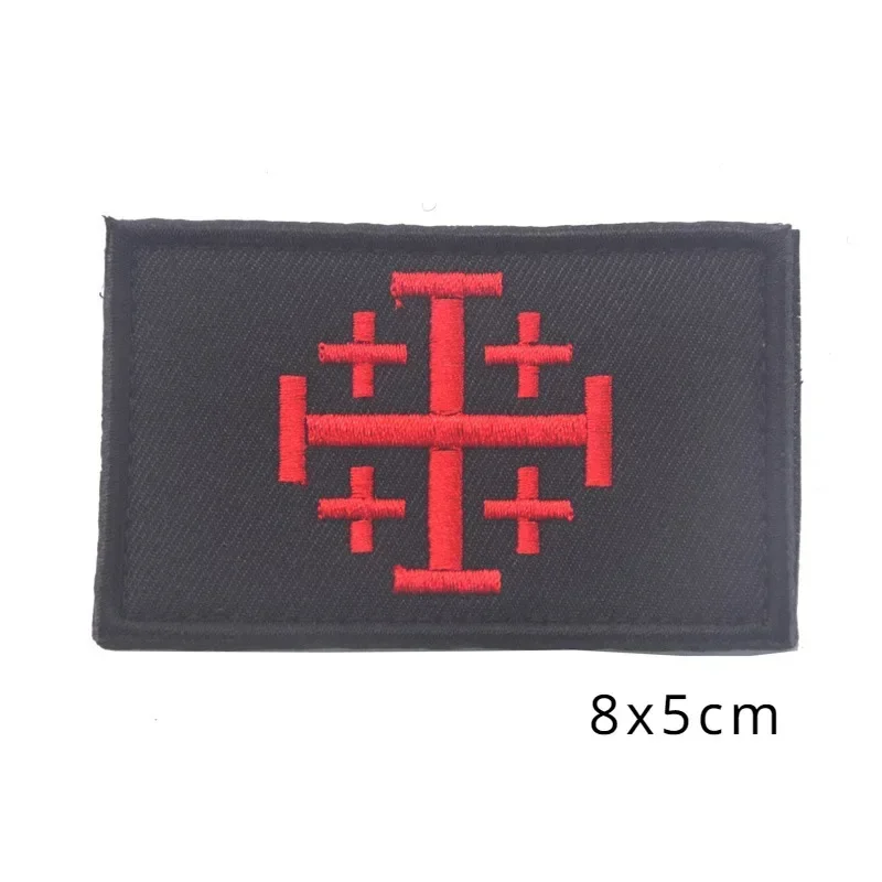 Parche táctico bordado con velcro para mochila estilo caballeros - imagen 3