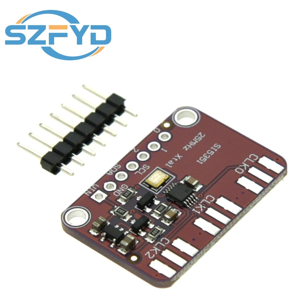 DC 3V-5V Si5351A Si5351 I2C generador de reloj módulo de placa de ruptura generador de señal reloj 8KHz-160MHz - imagen 5