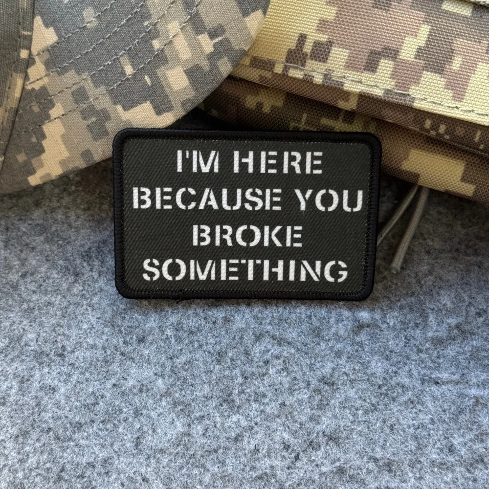 Parche táctico militar divertido impresión gancho y bucle para mochila - imagen 5