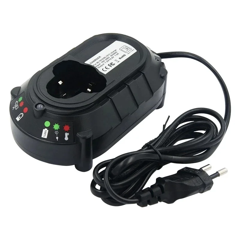 Cargador de batería recargable para herramienta eléctrica Makita, AC100V-240V de 10,8 V, 12V, batería de repuesto de litio BL1014, BL1013, enchufe europeo - imagen 2
