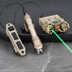 WADSN DBAL A2 láser rojo verde táctico con linterna Surefire y mando
