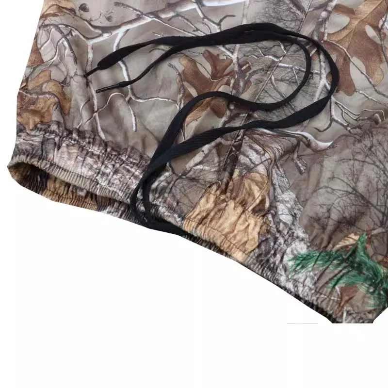 Primavera otoño casual árbol suelto camuflaje biónico hombres caza pesca pantalones completos suaves cómodos transpirables pantalones de escalada - imagen 4