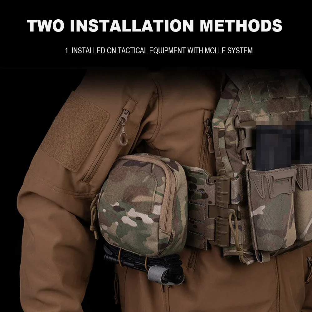 Bolsa de uso General estilo Agilit, bolsa de almacenamiento táctica, torniquete de emergencia, linternas, herramientas para exteriores, equipo de tamaño similar - imagen 5