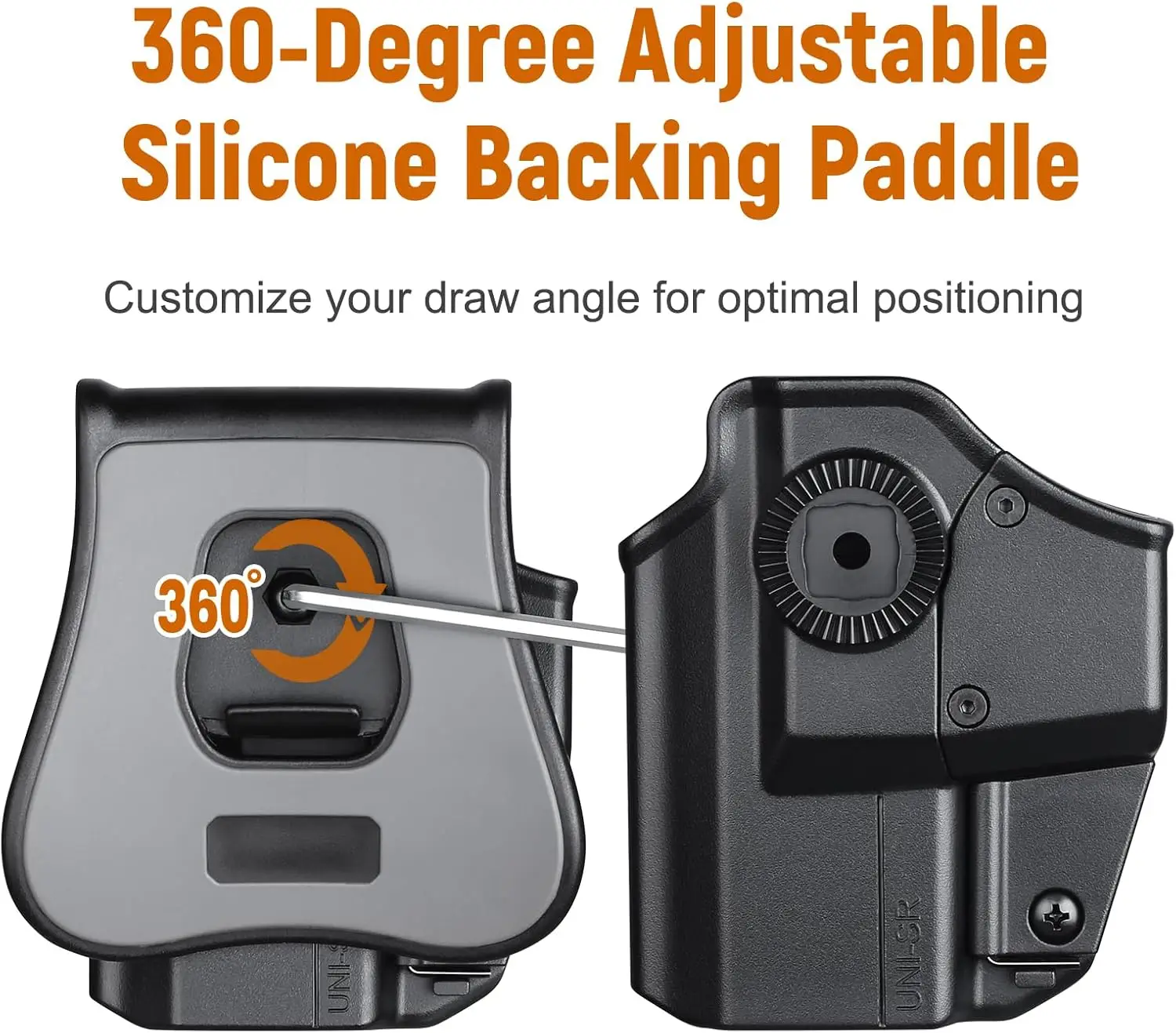 Funda OWB táctica pistola compacta – Compatible Glock 19/26/43 - imagen 3