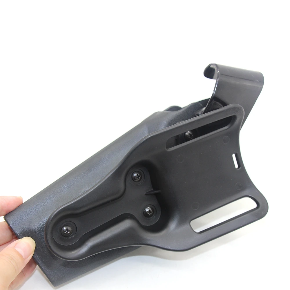 Funda táctica para cinturón de paseo medio, hebilla de seguridad, botón de funda para pistola para GL 17 19 Beretta M9 SIGP226, accesorios para funda - imagen 5