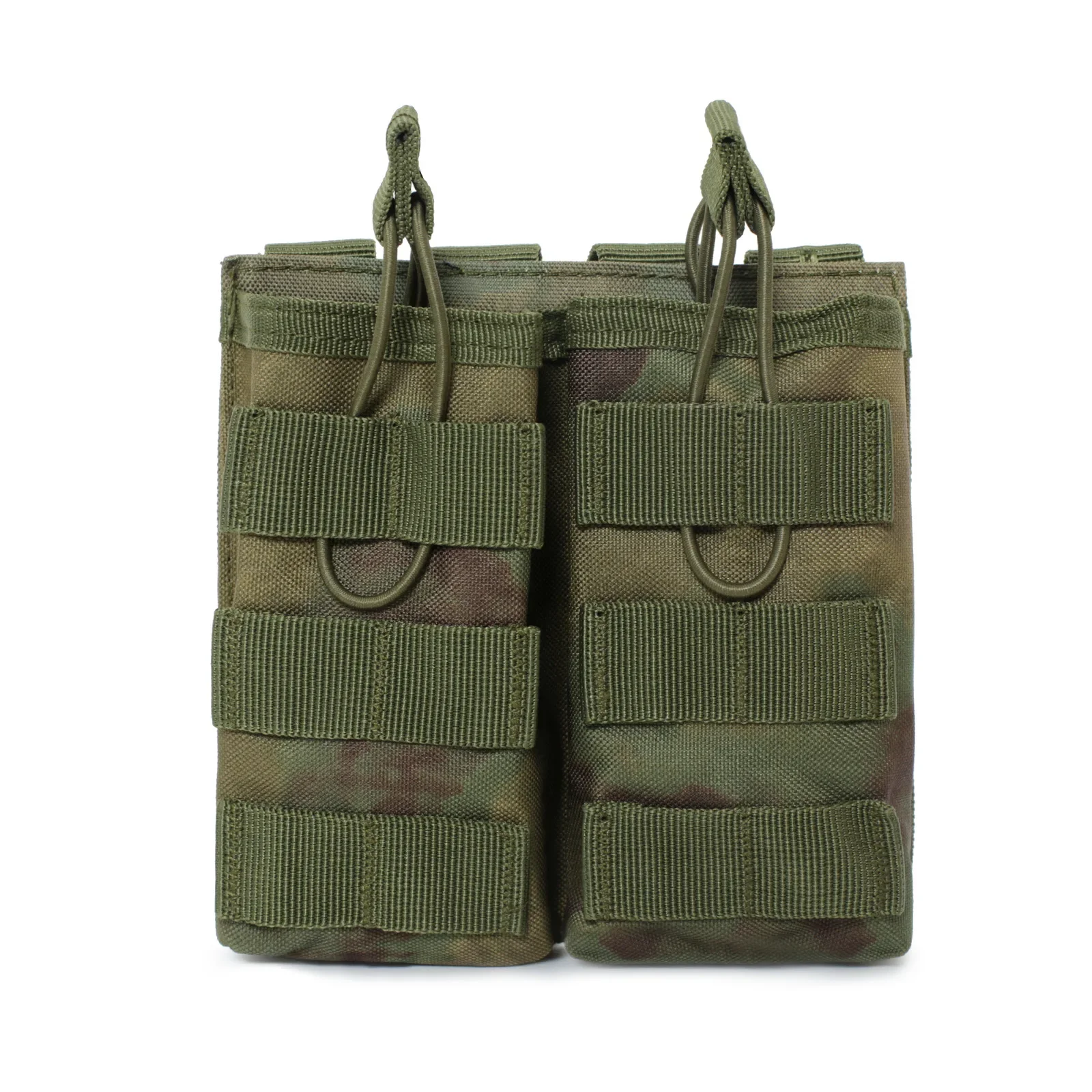 MOLLE M4 M16 bolsa doble para revistas accesorios de caza con tapa abierta EDC riñonera AR AK Rifle Mag Holder chaleco bolsas - imagen 3