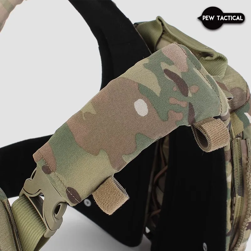 PEWTAC 1 par AVS chaleco táctico placa portador hombreras conjunto Original correas de hombro elásticas cubierta UA37 - imagen 5