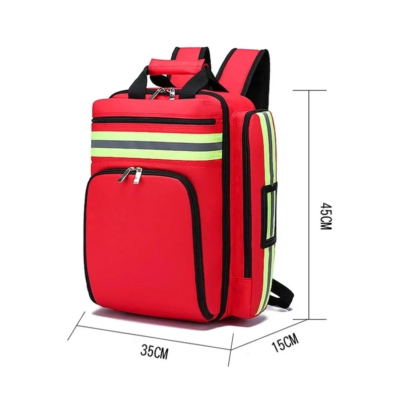 Botiquines de primeros auxilios, mochilas de rescate de emergencia, almacenamiento clasificado de gran capacidad, kits de supervivencia para acampar al aire libre, kits médicos - imagen 5
