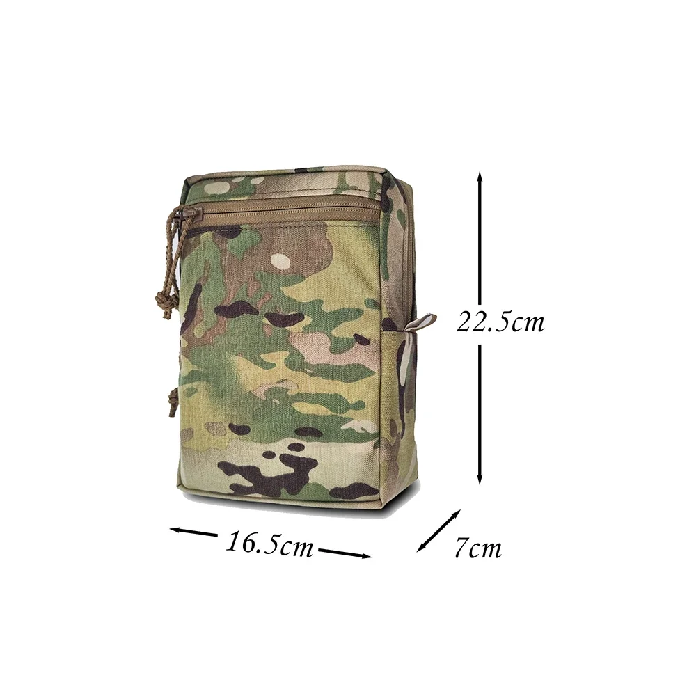 TACTICAL Raiders SS STYLE Molle bolsa alta GP bolsa de utilidad de uso General bolsa multifuncional para botella de agua arena Tigre - imagen 5