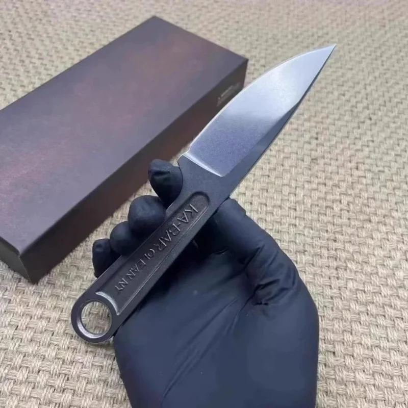 Cuchillo de supervivencia recto alta dureza con funda integrada EDC - imagen 3