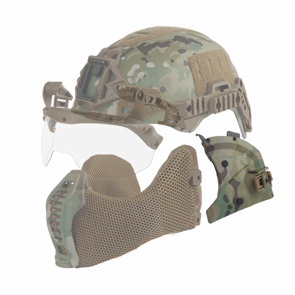 Casco táctico Wendy 3,0, cubierta lateral de riel guía, cubierta protectora para los oídos, orejeras para casco Airsoft, accesorios para casco al aire libre - imagen 3