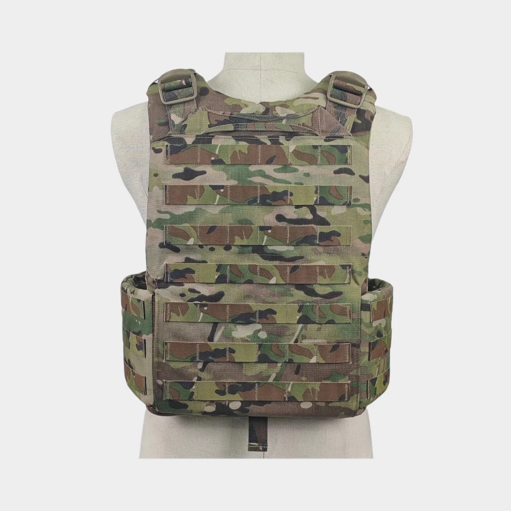 Portador de placa táctico MCAC V3S - Chaleco Molle para Airsoft |   Armadura corporal ajustable - imagen 2