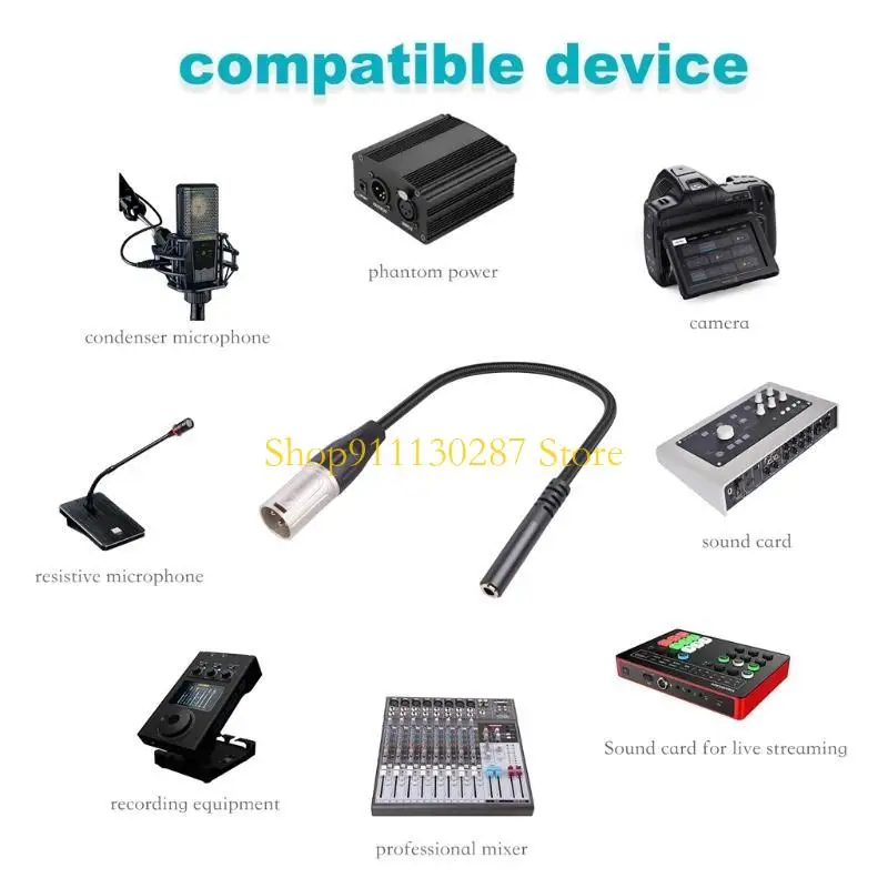 J1HC pesado 3.5 mm femenino a XLR Cable masculino para equipo profesional - imagen 2