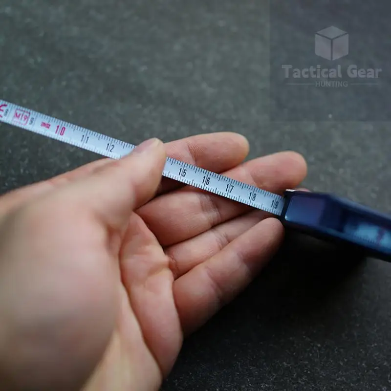 Mini cinta de acero portátil alemana, dispositivo EDC con ventana de observación, longitud de 2,5 M/2M - imagen 5