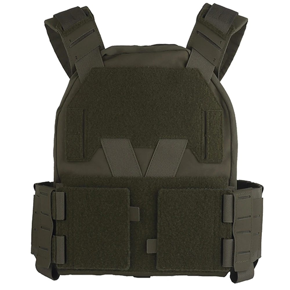 Bolsa Triple Mag de calibre múltiple, portador de placa táctica, estilo camuflaje Sub-Zero, baja visibilidad, 9MM/5,56/7,62, chaleco de caza Airsoft - imagen 3