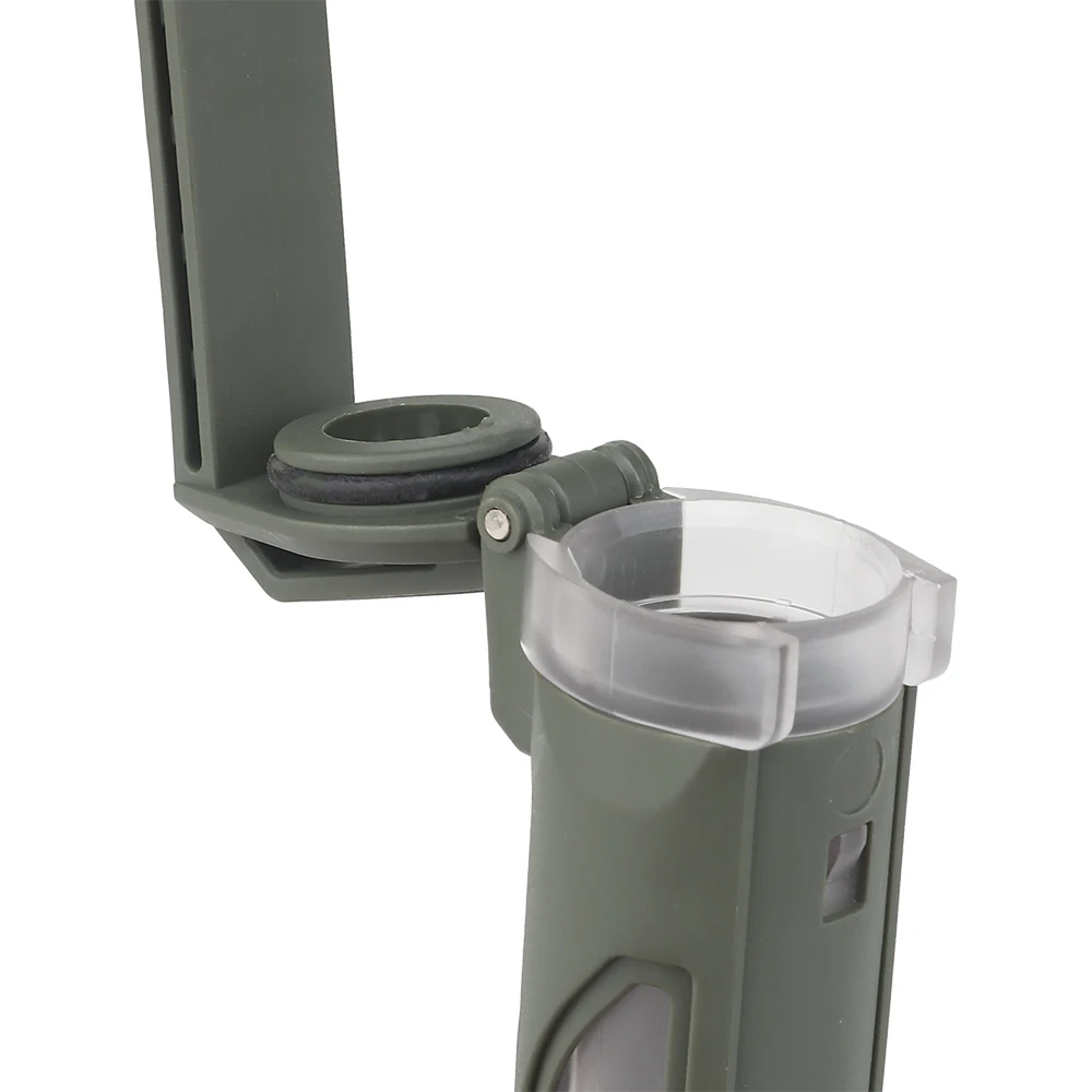 Caja de almacenamiento de batería táctica Caja contenedor Caja de batería CR123 AAA. Accesorios de paintball para caza, supervivencia salvaje. - imagen 5