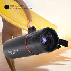 Monocular telescopio de bolsillo con zoom óptico para aire libre